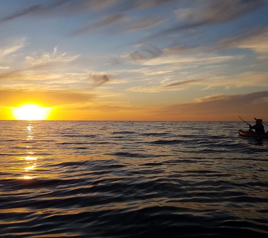 Paddlesurf y kayak al amanecer